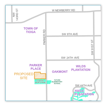 Location of groundwater recharge wetland